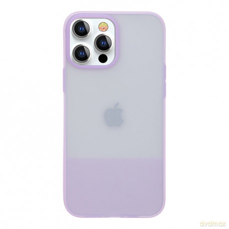 Kingxbar Plain Series etui pokrowiec do iPhone 13 Pro Max silikonowa obudowa fioletowy