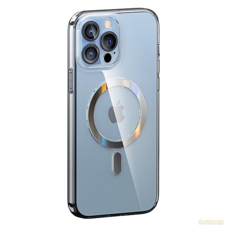 Kingxbar PQY Pure Series magnetyczne etui do iPhone 13 obudowa pokrowiec szary (kompatybilne z MagSafe)