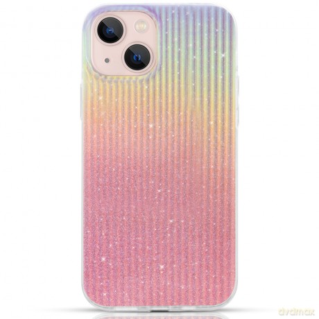 Kingxbar Travel Series luksusowe eleganckie etui na iPhone 13 pomarańczowy (Sunset)