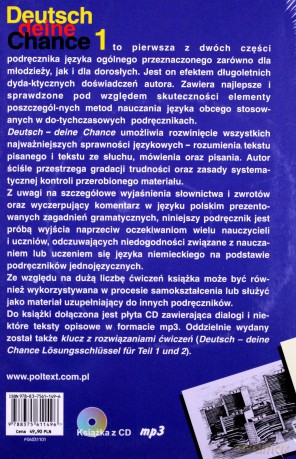 Deutsch Deine Chance 1 - Stanisław Bęza [KSIĄŻKA]+[CD]