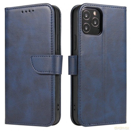 Magnet Case elegancki futerał etui pokrowiec z klapką i funkcją podstawki Samsung Galaxy M31s niebieski
