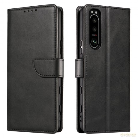 Magnet Case elegancki futerał etui pokrowiec z klapką i funkcją podstawki Sony Xperia 10 III czarny