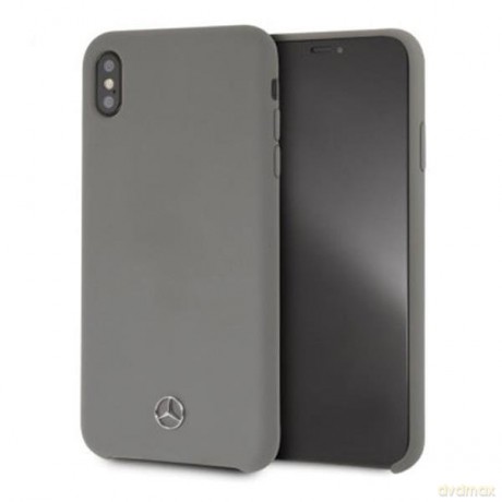 Mercedes MEHCI65SILGR iPhone Xs Max hard case szary/grey Silicon