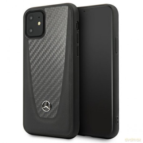 Mercedes MEHCN61ACABK iPhone 11 6,1" czarny/black hardcase Carbon Dynamic Line