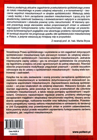 Spółdzielnia Czy Wspólnota Zarządzanie Zasobami Mieszkaniowymi - Iwona Foryś, Maciej Nowak [KSIĄŻKA]