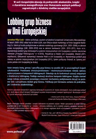 Lobbing Grup Biznesu W Unii Europejskiej - Jarosław Filip Czub [KSIĄŻKA]