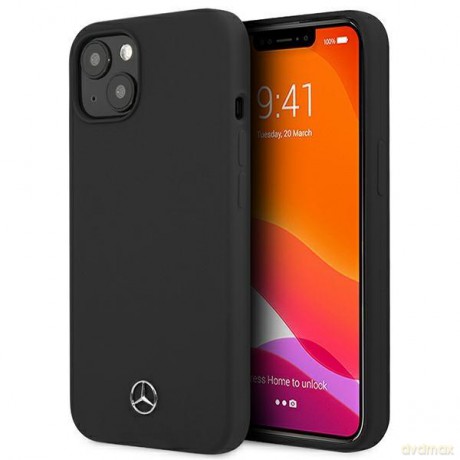 Mercedes MEHCP13MSILBK iPhone 13 6,1" czarny/black hardcase Silicone Line