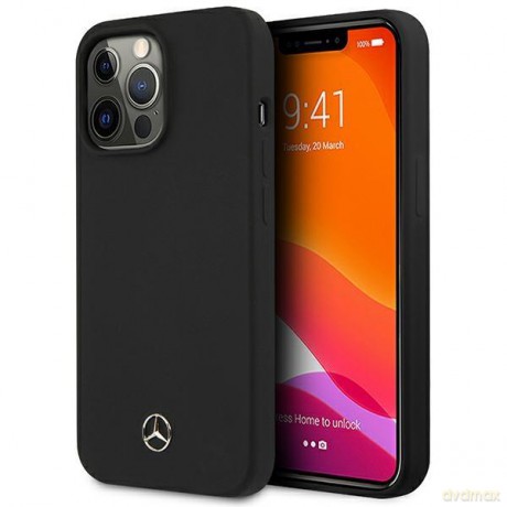 Mercedes MEHCP13XSILBK iPhone 13 Pro Max 6,7" czarny/black hardcase Silicone Line