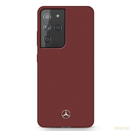 Mercedes MEHCS21LSILRE S21 Ultra G998 czerwony/red hardcase Silicone Line