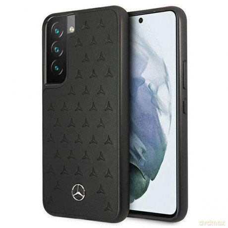 Mercedes MEHCS22SPSQBK S22 S901 czarny/black hardcase Leather Stars Pattern