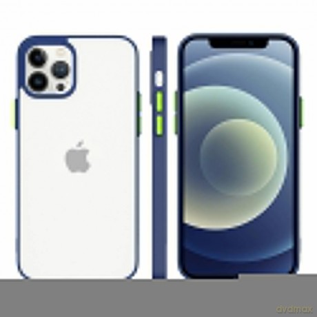 Milky Case silikonowe elastyczne półprzezroczyste etui do iPhone 13 mini granatowy