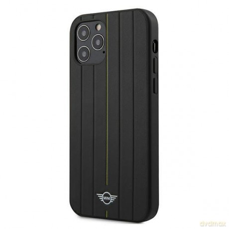 Mini MIHCP12LPUHLYE iPhone 12 Pro Max 6,7" żółty/yellow hard case Stamp Stripe