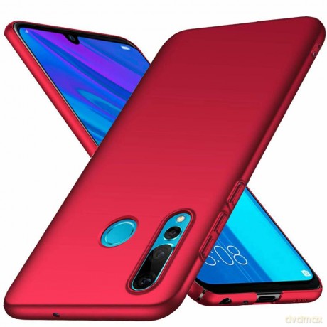 MSVII Simple ultracienkie etui pokrowiec Huawei P Smart Plus czerwony