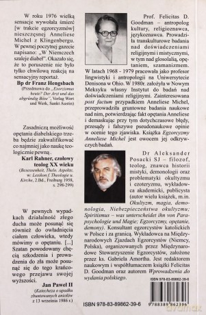 Egzorcyzmy Anneliese Michel - Felicitas D. Goodman [KSIĄŻKA]
