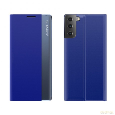 New Sleep Case pokrowiec etui z klapką z funkcją podstawki Samsung Galaxy S21+ 5G (S21 Plus 5G) niebieski
