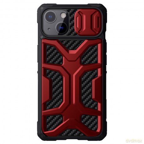 Nillkin Adventruer Case etui do iPhone 13 pancerny pokrowiec z osłoną na aparat czerwony