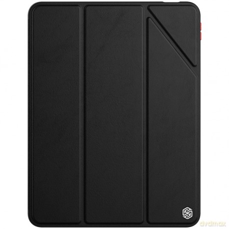 Nillkin Bevel Leather Case etui do iPad Air 2020 pokrowiec z klapką smart sleep case czarny
