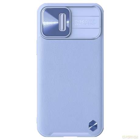 Nillkin CamShield Leather Case etui do iPhone 13 Pro Max pokrowiec z osłoną na aparat fioletowy