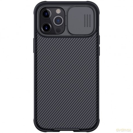 Nillkin CamShield Pro Case pancerne etui pokrowiec osłona na aparat kamerę iPhone 12 Pro Max czarny