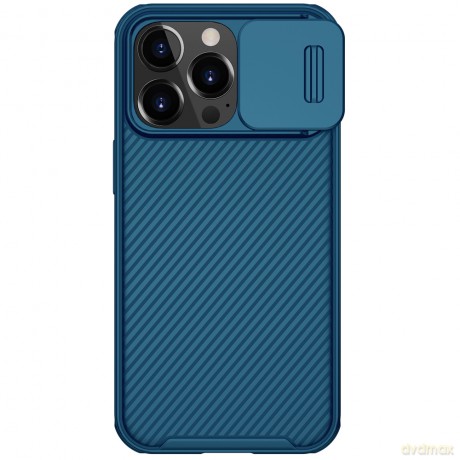Nillkin CamShield Pro Case pancerne etui pokrowiec osłona na aparat kamerę iPhone 13 Pro niebieski