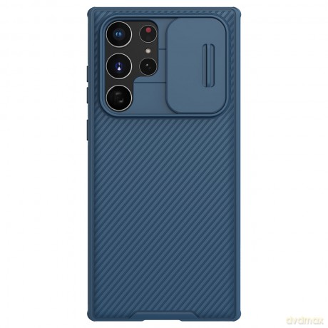 Nillkin CamShield Pro Case pancerne etui pokrowiec osłona na aparat kamerę Samsung Galaxy S22 Ultra niebieski