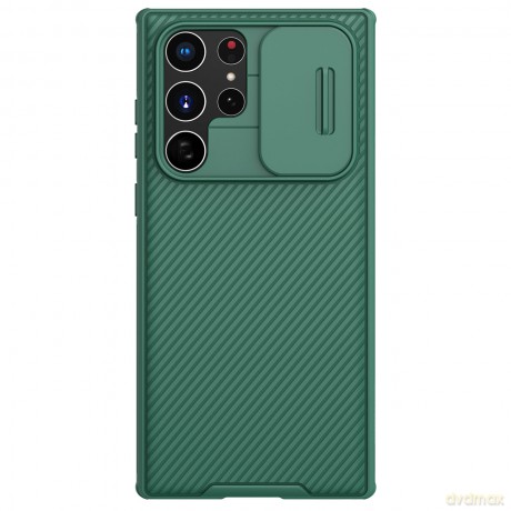 Nillkin CamShield Pro Case pancerne etui pokrowiec osłona na aparat kamerę Samsung Galaxy S22 Ultra zielony