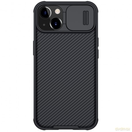 Nillkin CamShield Pro Magnetic Case pancerne etui pokrowiec osłona na aparat kamerę iPhone 13 czarny (kompatybilne z MagSafe)