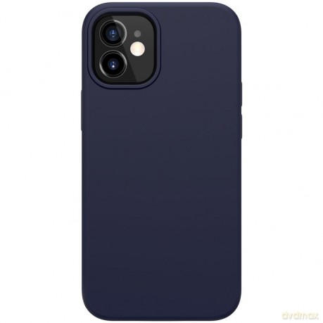 Nillkin Flex Pure Pro Case gumowe elastyczne silikonowe etui pokrowiec iPhone 12 mini niebieski (kompatybilny z MagSafe)