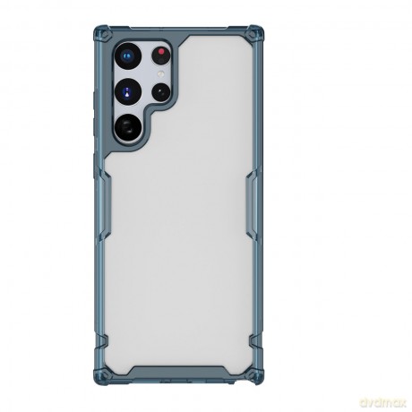 Nillkin Nature Pro etui do Samsung Galaxy S22 Ultra pancerna obudowa pokrowiec niebieski