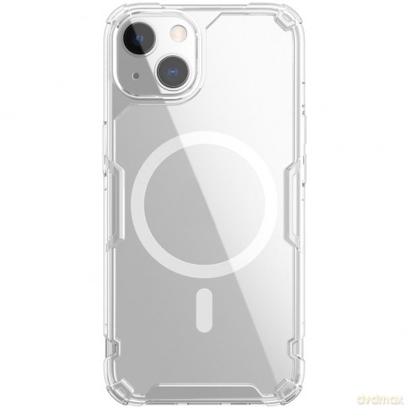 Nillkin Nature Pro Magnetic Case etui do iPhone 13 magnetyczna pancerna obudowa pokrowiec przezroczysty (kompatybilne z MagSafe)