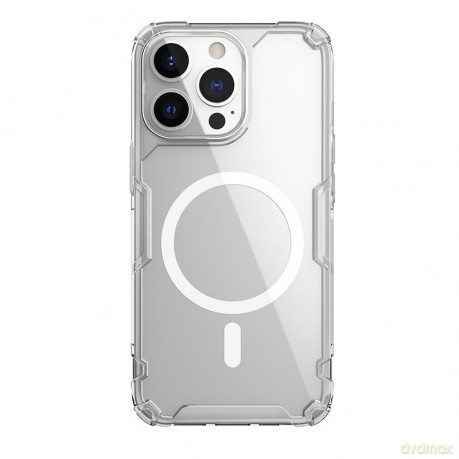 Nillkin Nature Pro Magnetic Case etui do iPhone 13 Pro magnetyczna pancerna obudowa pokrowiec przezroczysty (kompatybilne z MagSafe)