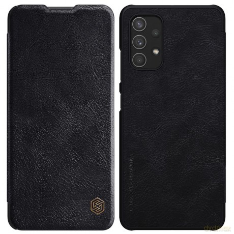 Nillkin Qin skórzana kabura etui Samsung Galaxy A32 4G czarny