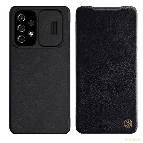 Nillkin Qin skórzana kabura etui Samsung Galaxy A53 5G czarny