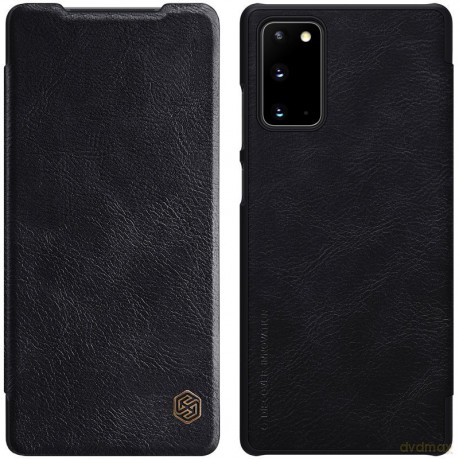 Nillkin Qin skórzana kabura etui Samsung Galaxy Note 20 czarny