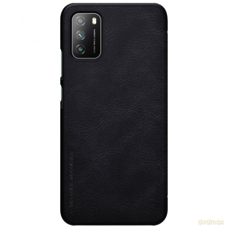 Nillkin Qin skórzana kabura etui Xiaomi Poco M3 czarny