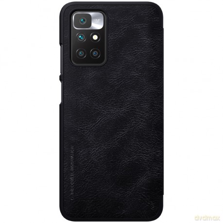 Nillkin Qin skórzana kabura etui Xiaomi Redmi 10 czarny
