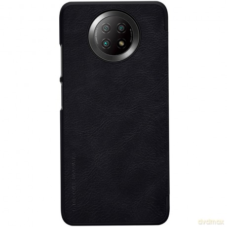 Nillkin Qin skórzana kabura etui Xiaomi Redmi Note 9T 5G czarny