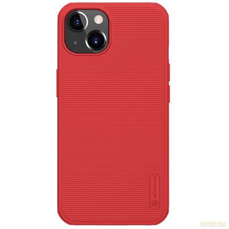 Nillkin Super Frosted Shield Pro wytrzymałe etui pokrowiec iPhone 13 czerwony