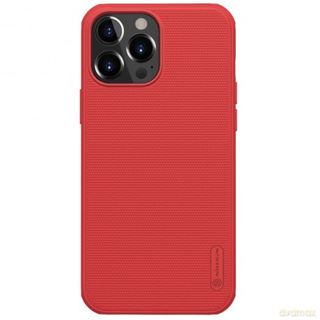 Nillkin Super Frosted Shield Pro wytrzymałe etui pokrowiec iPhone 13 Pro Max czerwony