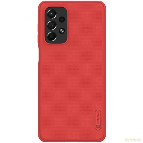 Nillkin Super Frosted Shield Pro wytrzymałe etui pokrowiec Samsung Galaxy A73 czerwony