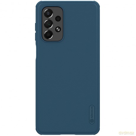Nillkin Super Frosted Shield Pro wytrzymałe etui pokrowiec Samsung Galaxy A73 niebieski