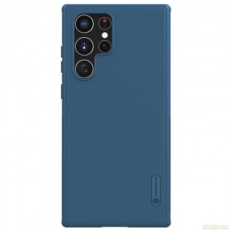 Nillkin Super Frosted Shield Pro wytrzymałe etui pokrowiec Samsung Galaxy S22 Ultra niebieski