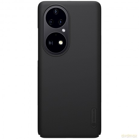 Nillkin Super Frosted Shield wzmocnione etui pokrowiec + podstawka Huawei P50 Pro czarny