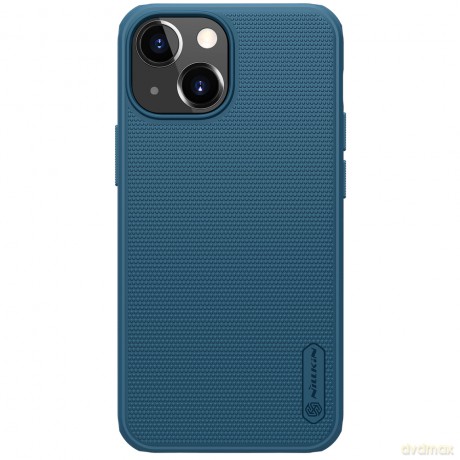 Nillkin Super Frosted Shield wzmocnione etui pokrowiec + podstawka iPhone 13 mini niebieski