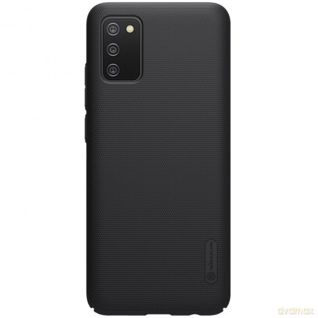 Nillkin Super Frosted Shield wzmocnione etui pokrowiec + podstawka Samsung Galaxy A02s EU czarny