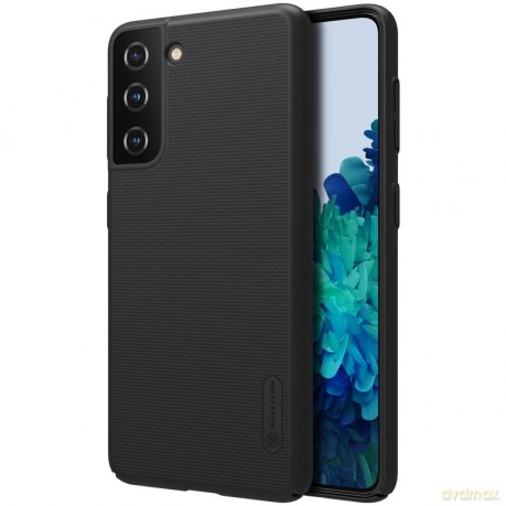 Nillkin Super Frosted Shield wzmocnione etui pokrowiec + podstawka Samsung Galaxy S21 5G czarny