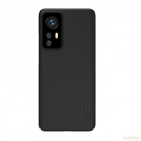 Nillkin Super Frosted Shield wzmocnione etui pokrowiec + podstawka Xiaomi 12 czarny