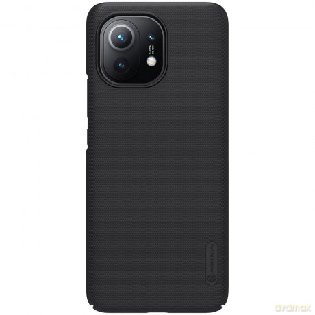 Nillkin Super Frosted Shield wzmocnione etui pokrowiec + podstawka Xiaomi Mi 11 czarny