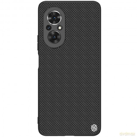 Nillkin Textured Case wytrzymałe wzmocnione etui z żelową ramką i nylonem na tyle Honor 50 SE czarny