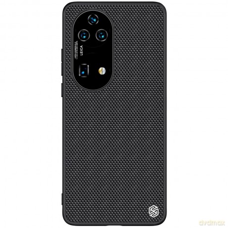 Nillkin Textured Case wytrzymałe wzmocnione etui z żelową ramką i nylonem na tyle Huawei P50 Pro czarny